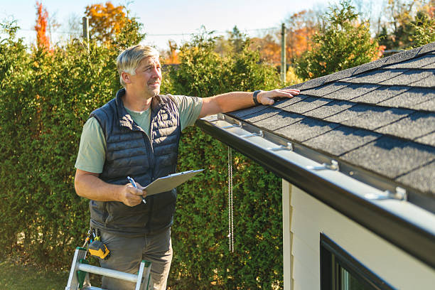 Professional Emergency Roof Repair technician working in Aurora, NC